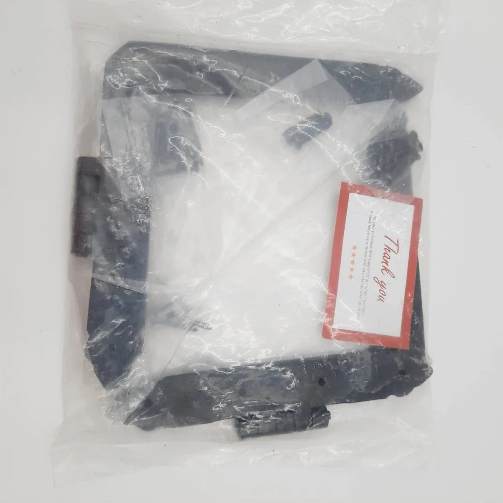 New in package Akatva Black Gate Door Cabinet Strap Hinge Set 2 pc. 7.008 inches